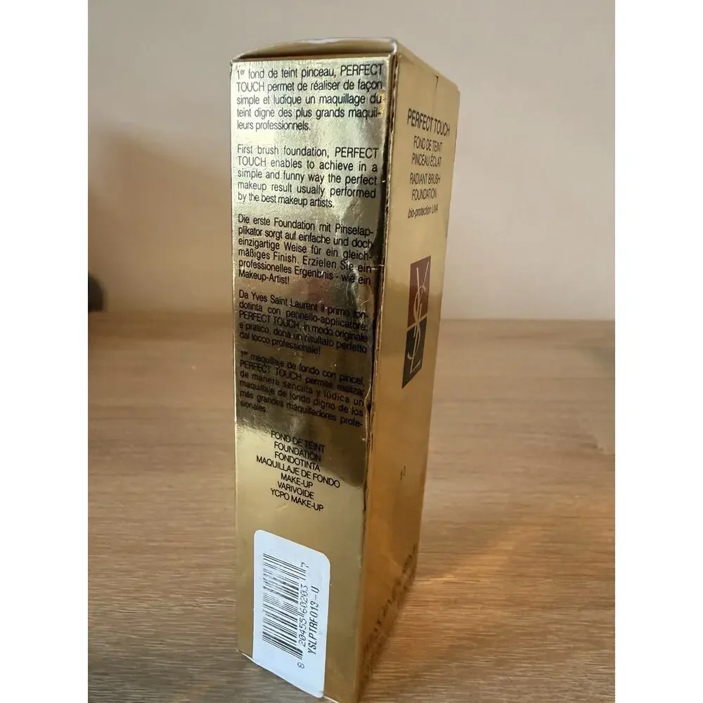 YSL Perfect Touch Radiant Brush Foundation #13 1.3oz 40ml Unused W Box